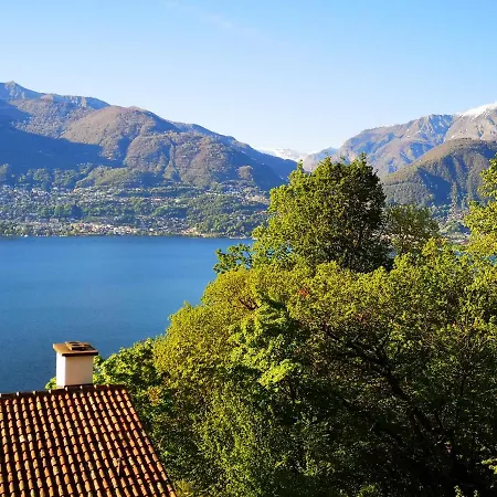 Apartment 1 Mit Seesicht Und Pool Gambarogno