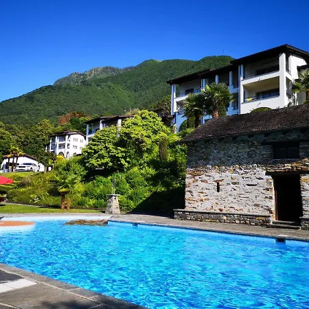 Apartment 1 Mit Seesicht Und Pool Gambarogno