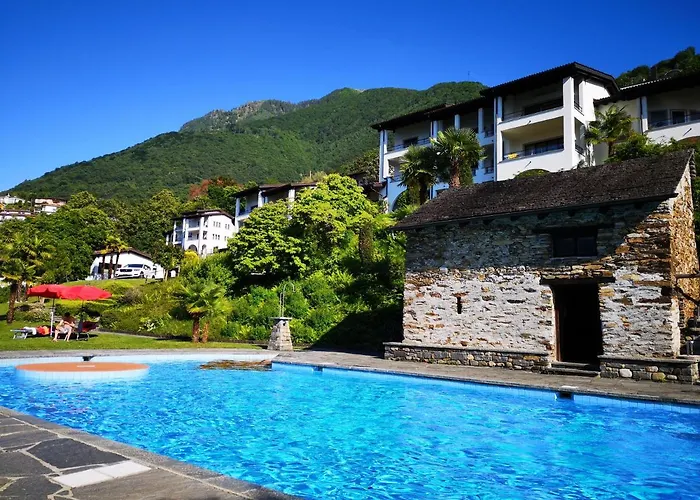 Apartament 1 Mit Seesicht Und Pool Gambarogno